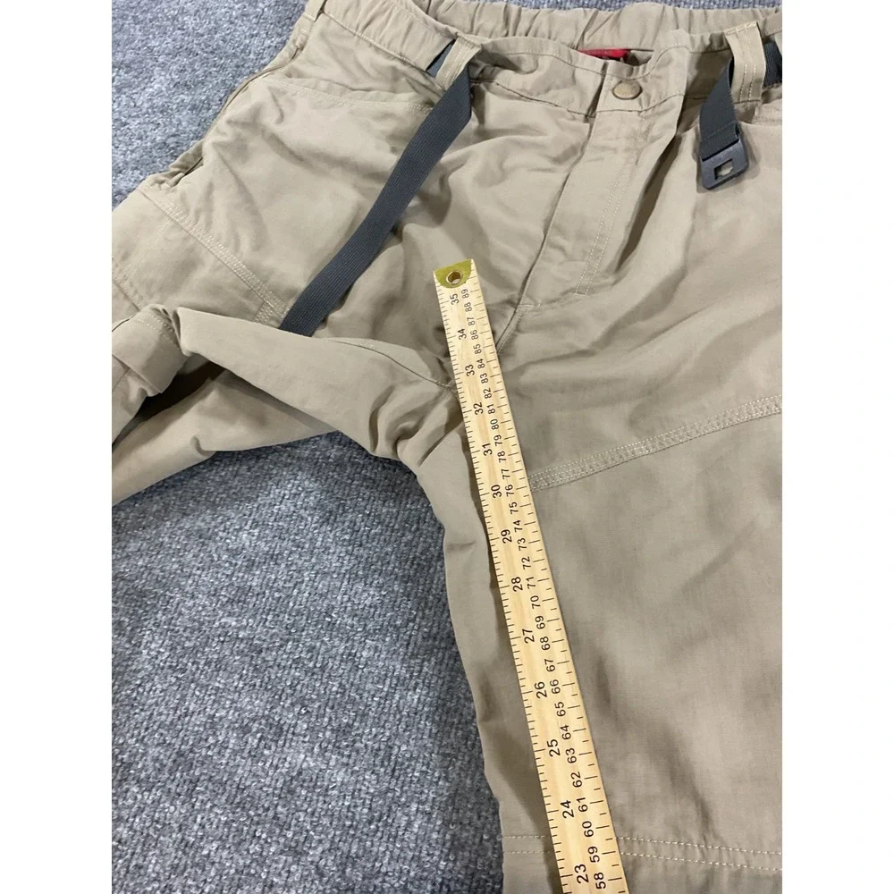 The North Face XXL Ripstop Convertible Cargo Hiking Pants Beige Zip Off Outdoor
